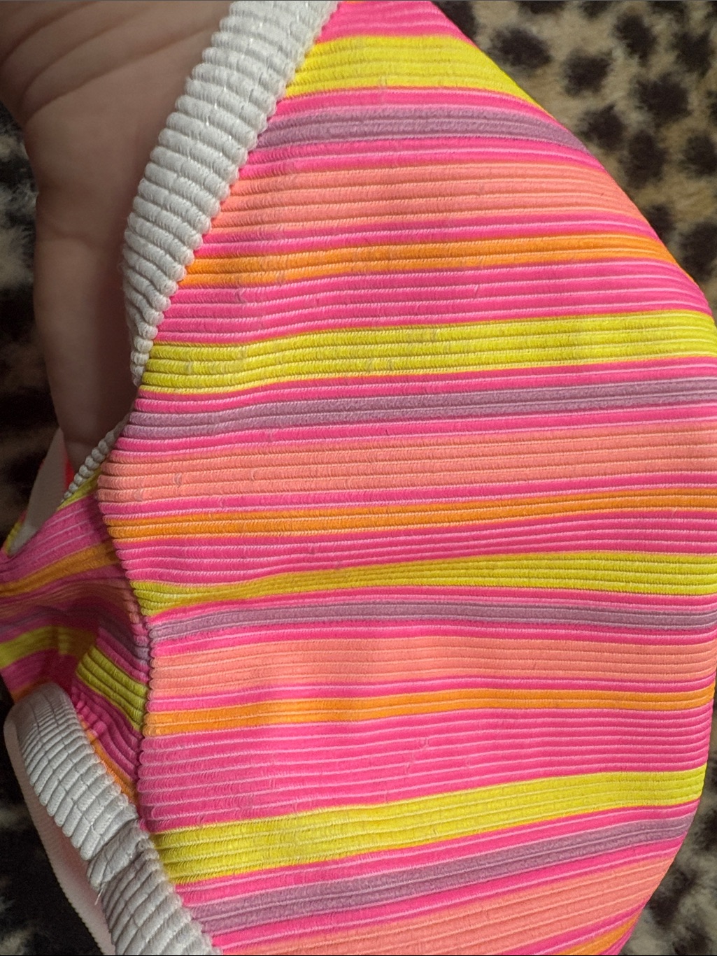 Women’s Lainsnow Pink And Yellow Bikini Bottoms — image 3 of 4